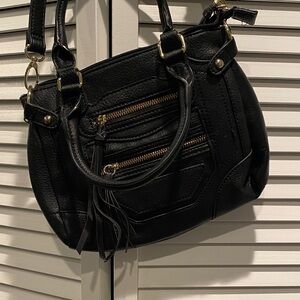 Steve Madden - Black Women's Crossbody, Detachable Shoulder Strap Handbag